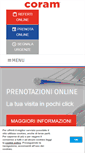 Mobile Screenshot of coram.it