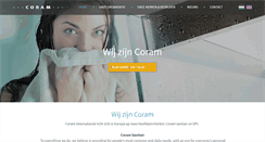 Desktop Screenshot of coram.nl