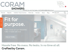 Tablet Screenshot of coram.co.uk